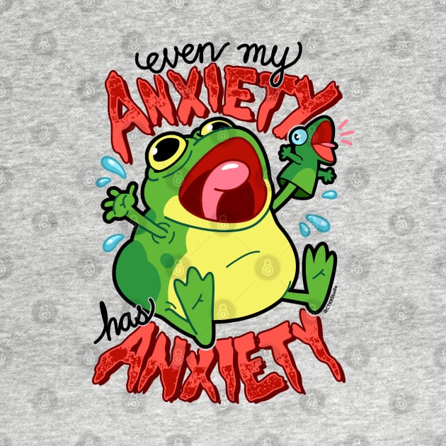 Anxiety Frog ~ My Anxiety Has Anxiety by CTKR Studio